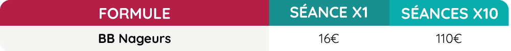 tarifs bébés nageurs 2025